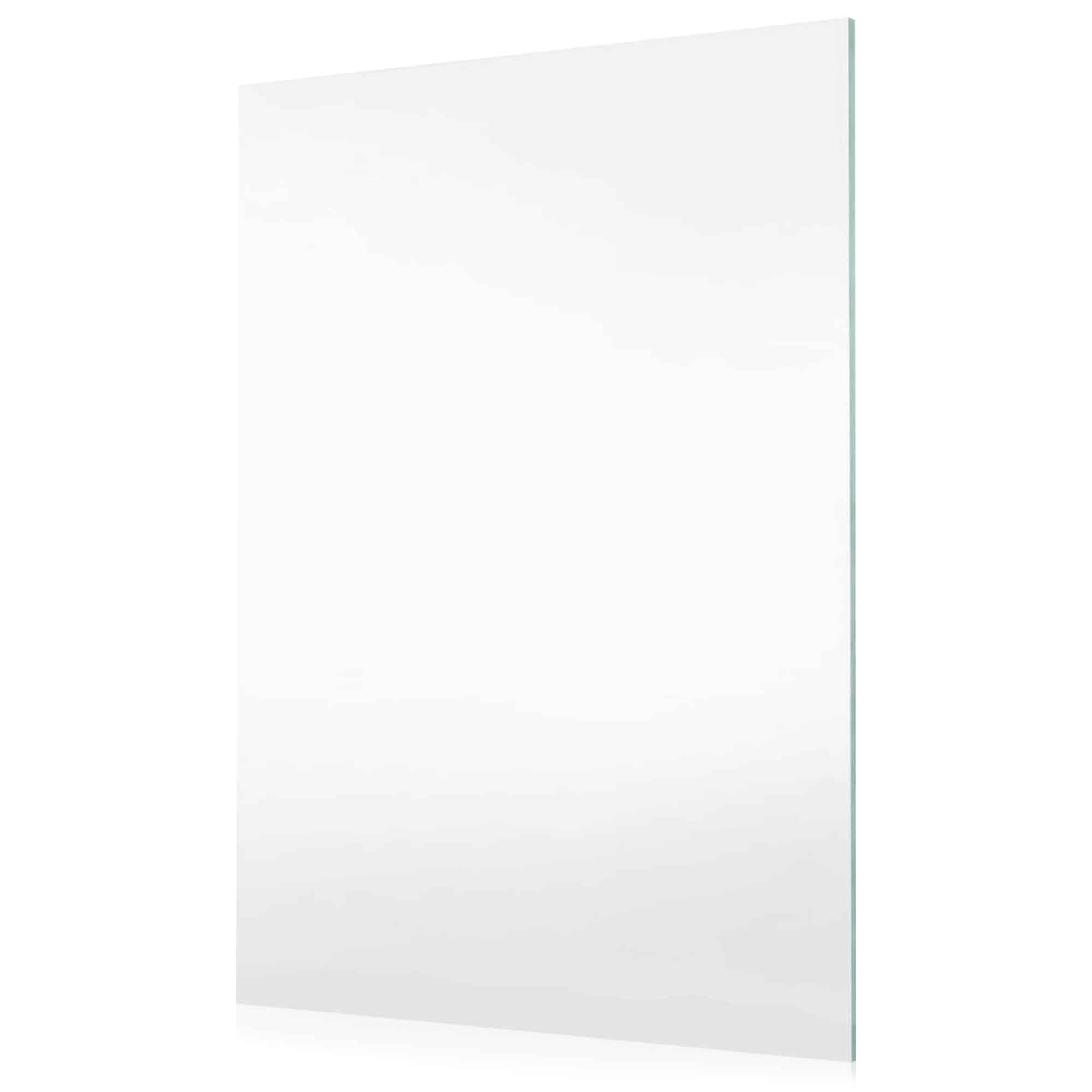 Standard frame-grade acrylic with visible glare and reflections in bright lighting