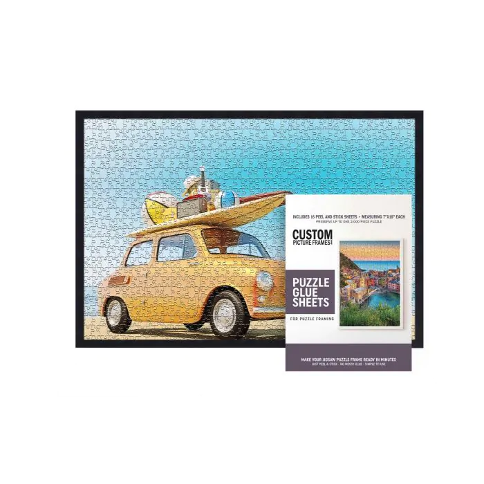 Puzzle Frame 3-Pack – Preserve Your Next Masterpiece with Picture Frames  Made of Durable Jigsaw Puzzle Pieces 