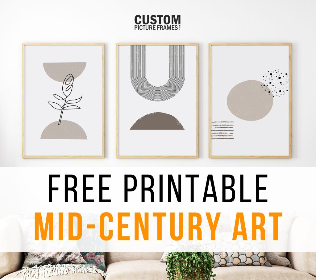 Free Printable Mid-Century Modern Wall Art | Tips & Tricks from the ...